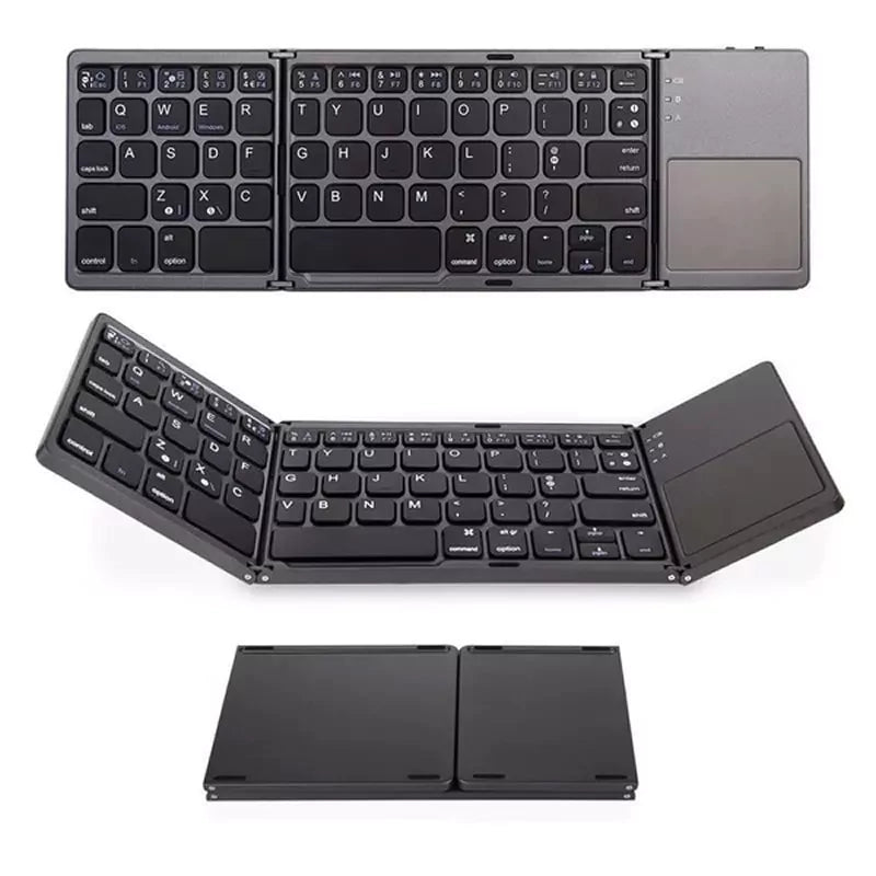 TypeFlow® – Keyboard with Mouse for Mobiles, Portable and Foldable