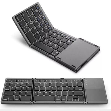 TypeFlow® – Keyboard with Mouse for Mobiles, Portable and Foldable